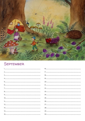 Naturwesen Kalender Carina Pencet