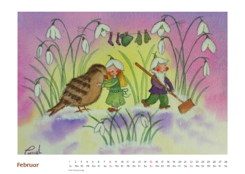 Bild-Kalender Carina Pencet 2026 - DIN A3 quer