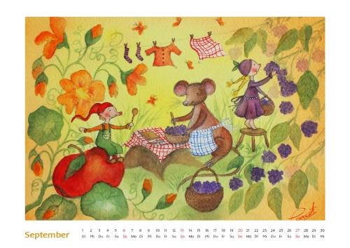 Bild-Kalender Carina Pencet 2026 - DIN A3 quer