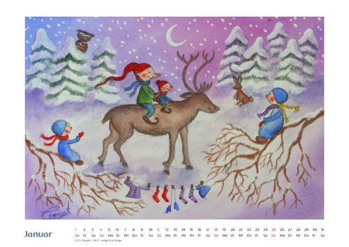 Bild-Kalender Carina Pencet 2026 - DIN A3 quer