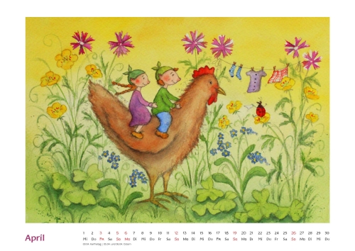 Bild-Kalender Carina Pencet 2026 - DIN A3 quer