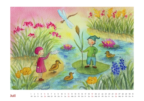 Bild-Kalender Carina Pencet 2026 - DIN A3 quer